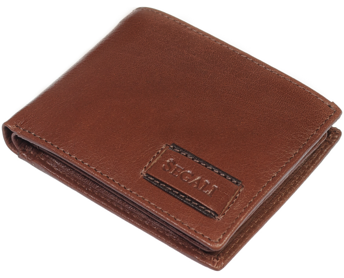 Pánska kožená peňaženka SEGALI 70076 tmavý koňak
