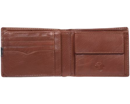 Pánska kožená peňaženka SEGALI 70078 tmavý koňak