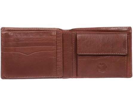 Pánska kožená peňaženka SEGALI 70079 tmavý koňak
