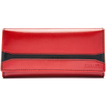 Dámská kožená peněženka SEGALI 60225 červená/černá