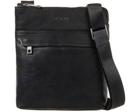 Pánská kožená taška SEGALI BRIJ 343 černá