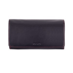 Dámska kožená peňaženka SEGALI 09 micra čierna/červená