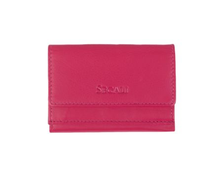 Dámska kožená peňaženka SEGALI 1756 hot pink