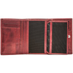 Dámska kožená peňaženka SEGALI 720 116 977 červená