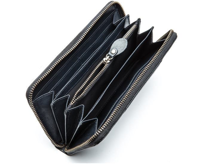 Dámska kožená peňaženka SEGALI 4989 W modrá