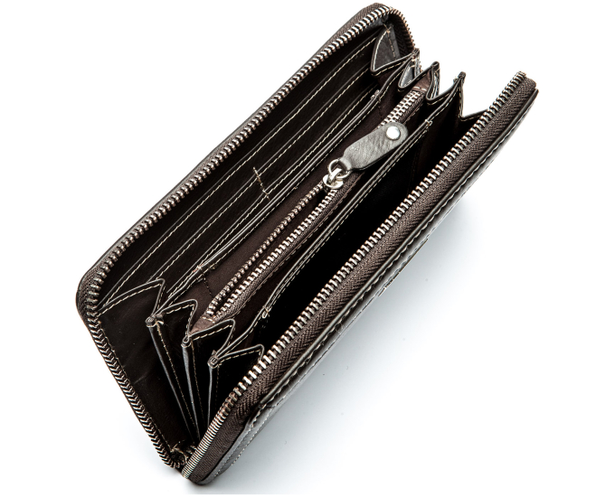 Dámska kožená peňaženka SEGALI 4990 chocolate