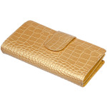 Dámska kožená peňaženka SEGALI W 70099 zlatá
