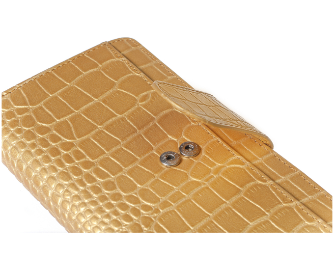 Dámska kožená peňaženka SEGALI W 70099 zlatá