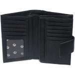 Dámska kožená peňaženka SEGALI 10063 čierna