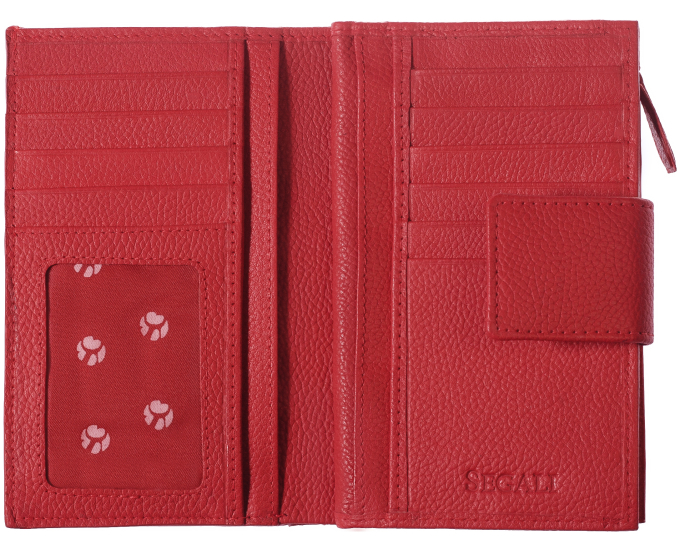 Dámska kožená peňaženka SEGALI 10064 červená