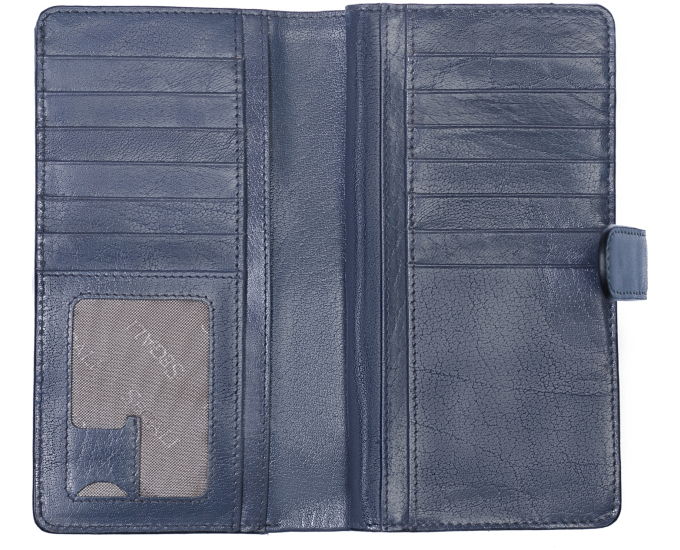 Dámska peňaženka kožená SEGALI 3489 sivá