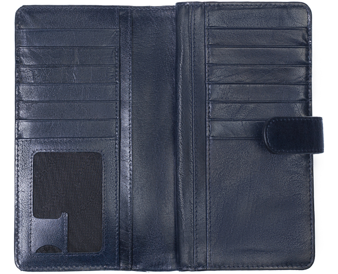 Dámska kožená peňaženka SEGALI 3489 modrá