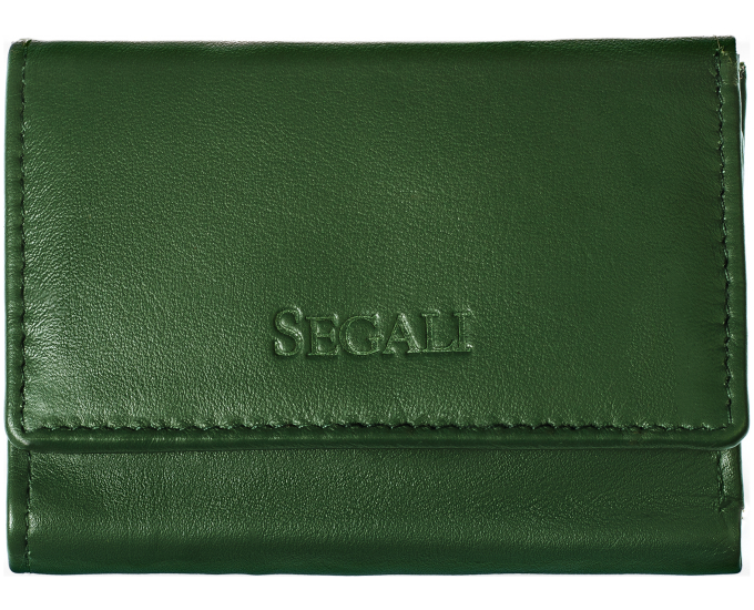 Dámská kožená peněženka SEGALI 1755 floriana zelená