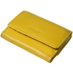 Dámská kožená peněženka SEGALI 1755 floriana žlutá