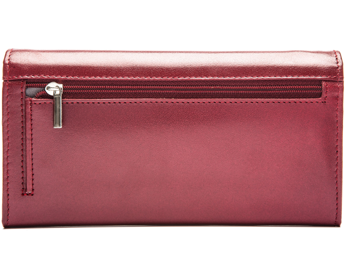 Dámska kožená peňaženka SEGALI 6362V05 cherry red