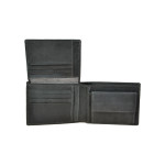 Pánska kožená peňaženka SEGALI 614826 A čierna