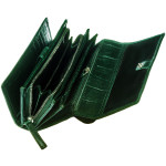 Dámska kožená peňaženka SEGALI 910 19 704 zelená