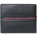 Pánska peňaženka kožená SEGALI 2782 čierna/červená