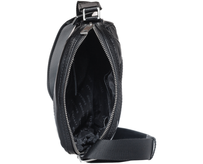 Pánský kožený crossbag SEGALI 346 černý