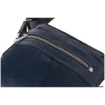 Pánský kožený crossbag SEGALI 346 tm. modrý