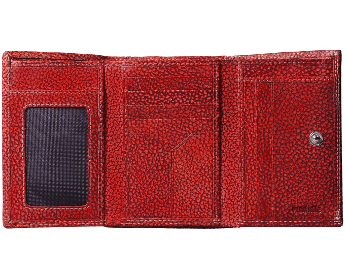 Dámska kožená peňaženka SEGALI 100 červená WO