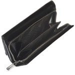 Dámska kožená peňaženka SEGALI 100B čierna/červená