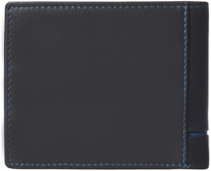 Pánska kožená peňaženka SEGALI 1806 čierna / modrá