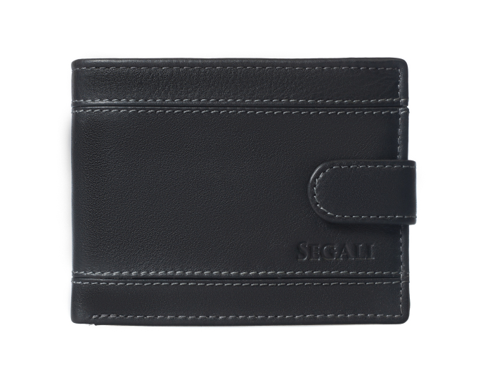 Pánská kožená peněženka SEGALI 61285 černá