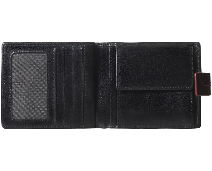 Pánska kožená peňaženka SEGALI 150721 čierna