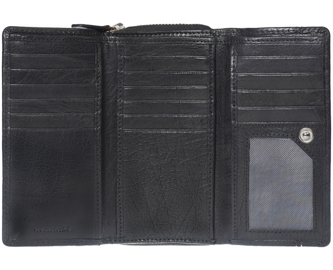 Dámska kožená peňaženka SEGALI 1770 čierna