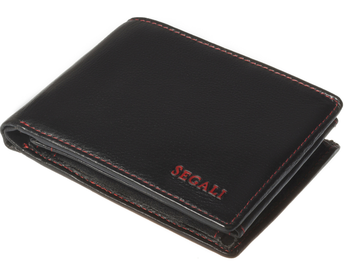 Pánská kožená peněženka SEGALI 1606E černá