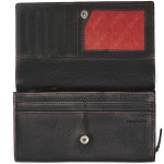 Dámska kožená peňaženka SEGALI 28 A čierna