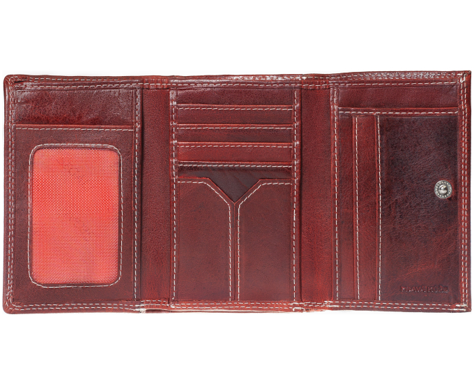 Dámska kožená peňaženka SEGALI 7023 červená