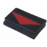 Dámska kožená peňaženka SEGALI 7020 čierna/červená