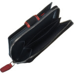 Dámska kožená peňaženka SEGALI 1619 B čierna/červená