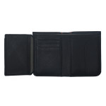 Pánska kožená peňaženka SEGALI 4991 čierna/oranžová