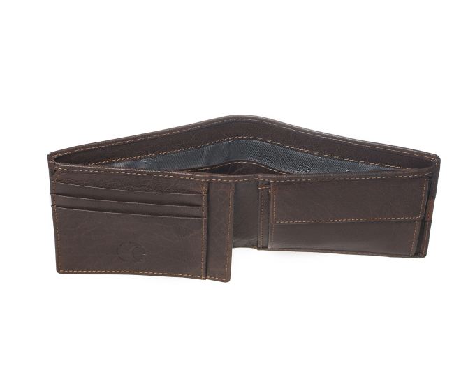 Pánska kožená peňaženka SEGALI 81096 hnedá