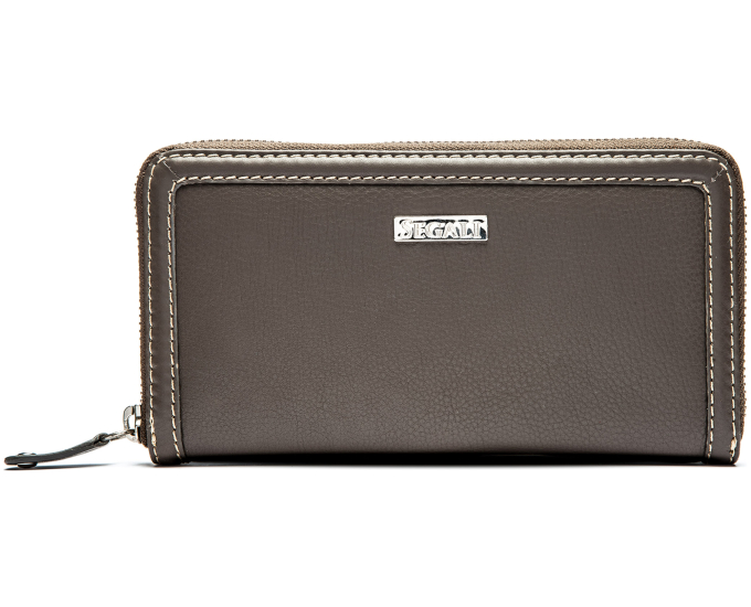 Dámska kožená peňaženka SEGALI 4990 W šedá