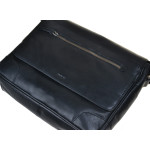 Pánská kožená taška SEGALI 25580 černá