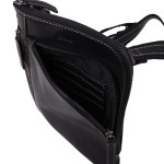 Pánský kožený crossbag SEGALI 25579 černý