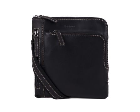 Pánský kožený crossbag SEGALI 25579 černý