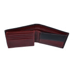Pánska kožená peňaženka SEGALI 753 115 026 čierna/červená