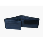 Pánska kožená peňaženka SEGALI 907 114 005 C čierna/modrá