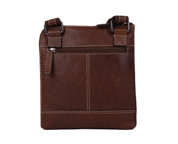 Pánský kožený crossbag SEGALI 25579 hnědý