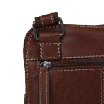 Pánský kožený crossbag SEGALI 25579 hnědý