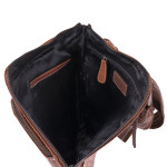 Pánský kožený crossbag SEGALI 25579 hnědý