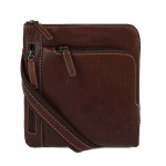 Pánský kožený crossbag SEGALI 25579 hnědý