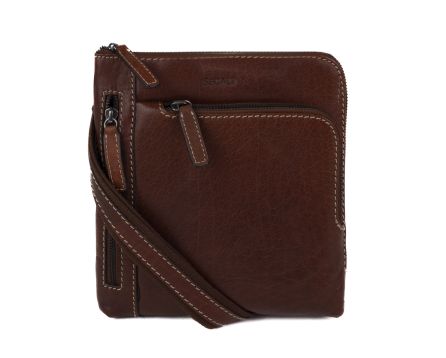 Pánský kožený crossbag SEGALI 25579 hnědý