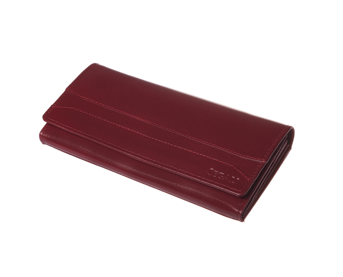 Dámska peňaženka kožená SEGALI 2025 A cherry red