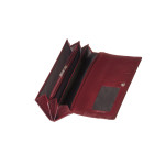 Dámska peňaženka kožená SEGALI 2025 A cherry red